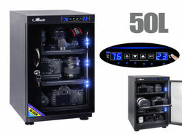 Foto van Lampen verlichting upgrade touch screen digital dehumidify dry cabinet box for slr camera lens 50l