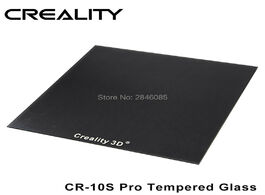 Foto van Computer creality 3d tempered glass build plate special chemical coating size 310x320x3mm for cr 10s