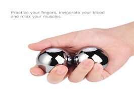 Foto van Schoonheid gezondheid 2 pcs baoding balls chinese health exercise stress 39mm metal meridian ball fo