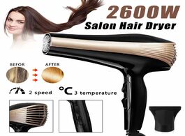 Foto van Huishoudelijke apparaten professional hair dryer 2600w electric salon fast heating hairdressing nozz