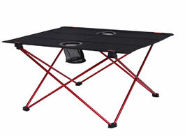 Foto van Meubels portable lightweight outdoors table for camping aluminium alloy picnic bbq folding outdoor p