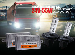 Foto van Auto motor accessoires 24v truck headlight hid xenon kit 55w h4 bixenon h7 h11 4300k 5000k 6000k h1 