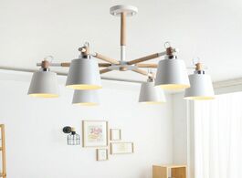 Foto van Lampen verlichting modern chandelier wooden led dining light ceiling living lamp bedroom lights fact