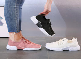 Foto van Schoenen women shoes size vulcanize fashion slip on sock female air mesh sneakers flat casual tenis 