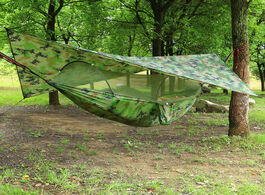 Foto van Meubels outdoor automatic quick open mosquito net hammock tent with waterproof canopy awning set por