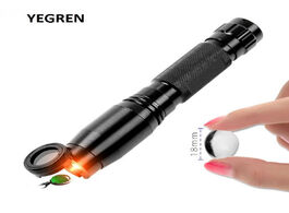 Foto van Gereedschap 10x illuminated jewelry magnifier portable chelsea color filter with xenon flashlight fo