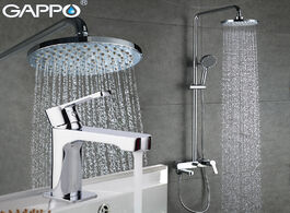 Foto van Woning en bouw gappo shower system griferia brass water tap chrome bathroom faucets mixer set with b