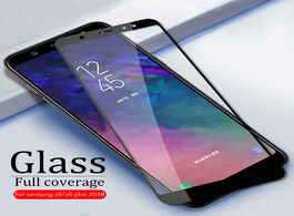 Foto van Telefoon accessoires full cover tempered glass for samsung galaxy a6 2018 a600f screen protector on 