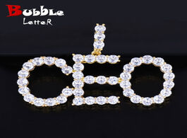 Foto van Sieraden a z custom name tennis chain letters necklaces pendant charm men s zircon hip hop jewelry w