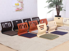 Foto van Meubels 4pcs lot japanese legless chair white finish fabric cushion seat floor seating furniturelivi