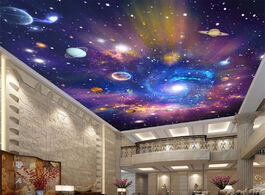 Foto van Woning en bouw custom photo wallpaper 3d star universe galaxy murals wall cloth children s bedroom l