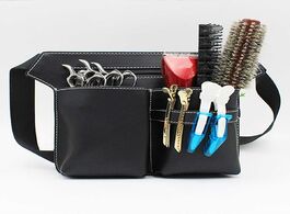 Foto van Tassen hair scissor bag clips comb case hairdressing barber holster pouch holder tool salon waist pa