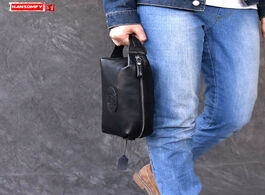 Foto van Tassen hansomfy clutch bag luxury brand male handbag large capacity hand mobile phone bags retro fas