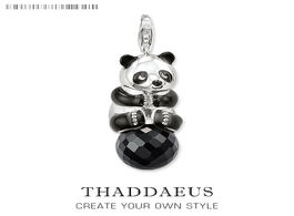 Foto van Sieraden pendant panda with crystal 2018 925 sterling silver cute jewelry europe style bijoux neckla