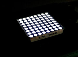 Foto van Lampen verlichting 10pcs common cathode anode 8x8 mini dot matrix led display blue white jade green 
