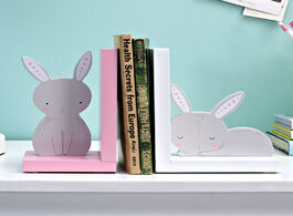 Foto van Huis inrichting home decoration brand kids rabbit bookends book ends shelf holder wood stand gift fo