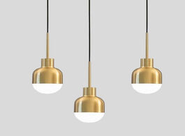 Foto van Lampen verlichting modern minimalist pendant light lamp nordic ceiling clothing decoration acrylic b