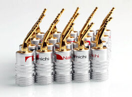 Foto van Elektronica 500pcs set 2mm nakamichi banana audio speaker plug connectors gold plated adapter plugs