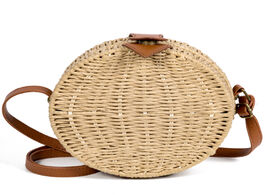 Foto van Tassen straw bags round summer beach shoulder bag bolso mujer women s handbags 2019