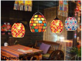 Foto van Lampen verlichting moroccan turkish style retro vintage pendant light e27 base mediterranean decorat