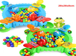Foto van Speelgoed funny toys hungry frog eating beans games family party parent child interactive game toy f