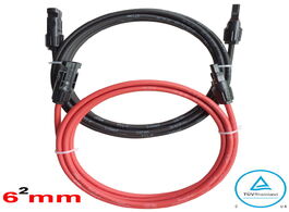 Foto van Elektronica solar pv cable 6mm2 with connector tinned copper conductor tuv approved xlpe insulation 