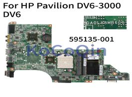 Foto van Computer kocoqin laptop motherboard for hp pavilion dv6 3000 mainboard 595135 001 501 daolx8mb6d1