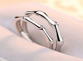 Foto van Sieraden xiyanike 925 sterling silver couple rings bamboo classic fashion luxury jewelry for female 