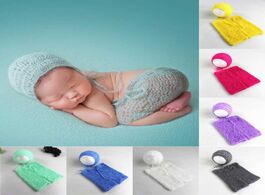 Foto van Baby peuter benodigdheden newborn photography props accessories hand crochet mohair hat clothes phot