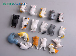 Foto van Huis inrichting sleeping cat dog fridge magnets kitten lying cartoon animal whiteboard sticker refri