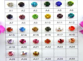 Foto van Huis inrichting colorful glass crystal silver claw setting 3mm 4mm 5mm 6mm 7mm 8mm nice colors sew o