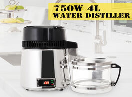 Foto van Huishoudelijke apparaten 4l pure water filters distiller electric stainless steel household purifier