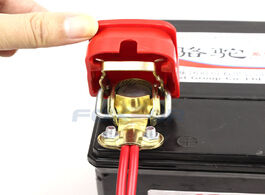 Foto van Elektronica foxsur quick release battery terminal clamp connector 12v car disconnect with thick plas