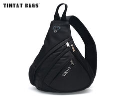 Foto van Tassen tinyat men bag shoulder sling pack usb waterproof messenger crossbody black travel chest for 