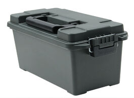 Foto van Beveiliging en bescherming ammo box military style plastic storage can heavy duty caliber bulk crate