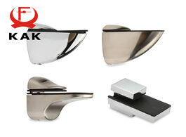 Foto van Bevestigingsmaterialen kak zinc alloy adjustable glass clamps plated brackets chrome shelf holder su