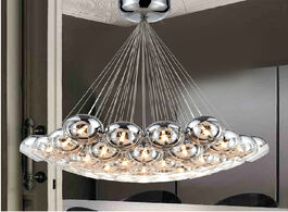 Foto van Lampen verlichting pendant lighting glass shades led g4 lobby hotels restaurant italian style modern