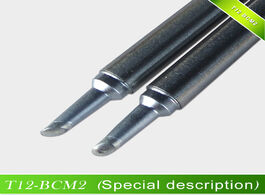 Foto van Gereedschap quicko high quality t12 bcm2 soldering iron tip bevel with indent horseshoe shaped groov