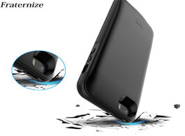 Foto van Telefoon accessoires slim shockproof battery charger case for iphone 5 5s se 2018 5g external cover 