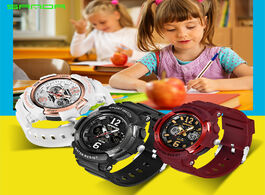 Foto van Horloge kids watches sanda top luxury brand digital watch waterproof sport electronic wristwatches c