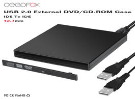 Foto van Computer external dvd rw enclosure case usb 2.0 slot in 12.7mm ide for optical drive