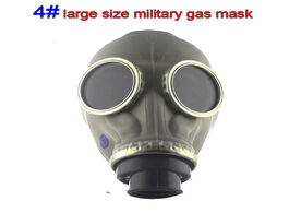 Foto van Beveiliging en bescherming 4 large size respirator gas mask classic style pesticide paint full face 