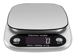 Foto van Huis inrichting practical digital kitchen scale multifunction food 22 lb 10 kg silver stainless elec