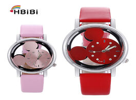 Foto van Horloge new product launch children s watch transparent hollow cute minnie dial kids watches girls b