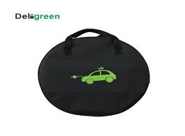Foto van Elektronica deligreen ev bag for electric car vehicle carrying evse portable charging cable equipmen