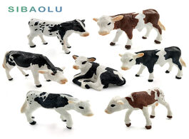 Foto van Huis inrichting farm poultry kawaii simulation mini milk cow cattle bull calf plastic ox animal mode