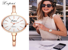 Foto van Horloge lvpai rose gold women bracelet watches fashion luxury quartz brand ladies casual dress sport