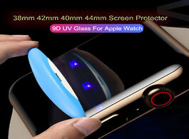 Foto van Telefoon accessoires for apple watch series 5 4 2 3 1 screen protector full cover uv liquid glue gla
