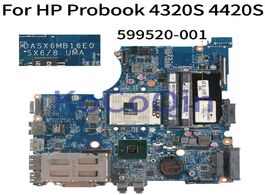 Foto van Computer kocoqin laptop motherboard for hp probook 4320s 4321s 4420s hm57 mainboard 599520 001 dasx6