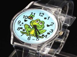 Foto van Horloge frog prince bee kids children cartoon quartz watch baby boy girl sport unisex transparent ba